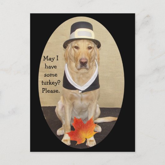 Erntedank Einladungspostkarte (Vorderseite)