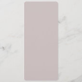 Erntedank Elegantes Party Menükarte (Rückseite)