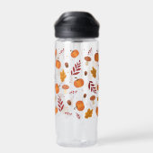 Erntedank Elemente Wasserflasche Trinkflasche (Rückseite)