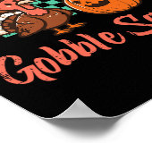 Erntedank Emergency Nurse Gobble Squad Scrub bis Poster (Ecke)