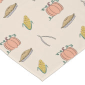 Erntedank Ernte Doodled Fechtkids Table Kurzer Tischläufer (Ecke)