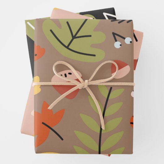 Erntedank Ernte Graphic Herbst Blätter 3-teilig (Beispiel)