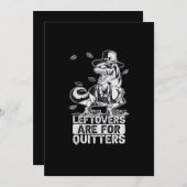 Erntedank - Erntedank Dinner Squad Feiertagskarte (Vorne/Hinten)