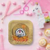 Erntedank Erntepapierplatte Pappteller (Party)