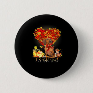 Erntedank Es ist Herbst Y's Dackel Button