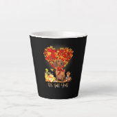 Erntedank Es ist Herbst Y's Dackel Milchtasse (Vorderseite)