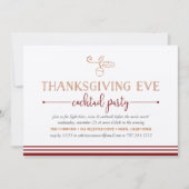 Erntedank Eve Cocktail Party Einladung (Vorderseite)
