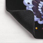 Erntedank Fake Türkei Mow Kopf Funny Fall Mousepad (Ecke)