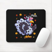 Erntedank Fake Türkei Mow Kopf Funny Fall Mousepad (Mit Mouse)