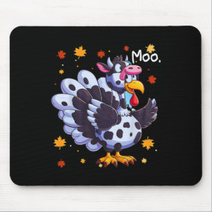 Erntedank Fake Türkei Mow Kopf Funny Fall Mousepad