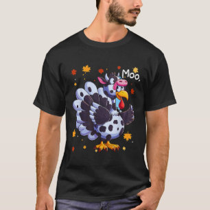Erntedank Fake Türkei Mow Kopf Funny Fall T-Shirt