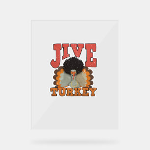 Erntedank & Fall Apparel, Jive Türkei - Retro 1 Acrylschild