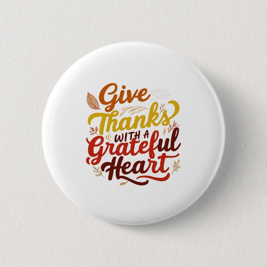 Erntedank Fall Button (Vorderseite)