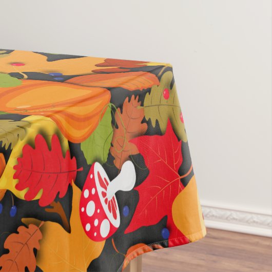 Erntedank Fall Forest Harvest Tischdecke (Beispiel)