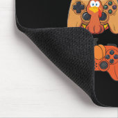 Erntedank Fall Gaming Controller Türkei Funny Mousepad (Ecke)