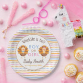 Erntedank Fall Gender-Offenlegung Türkei Pappteller (Party)