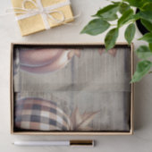 Erntedank Fall Highland Cow Seidenpapier (Geschenk)