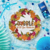 Erntedank Fall Pappteller (Party)