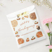 Erntedank Fall Pumpkin Pie Gefälttasche Geschenktütchen (Versiegelt)