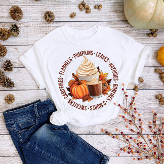 Erntedank Fall Pumpkins Sweaters Bonfire Tri-Blend Shirt
