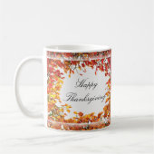 Erntedank Fall Tree Circle Kaffeetasse (Links)