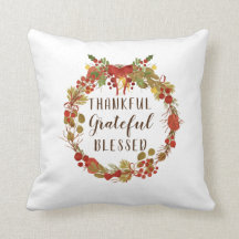 Erntedank Fall Wreath dankbar dankbar, gesegnet