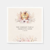 Erntedank-Familienabend Serviette (Vorderseite)