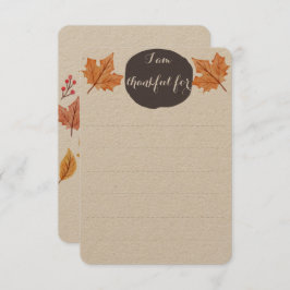 Erntedank-Familientabelle| Dankbare Liste Einladung