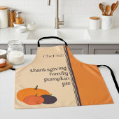 Erntedank Family Pumpkin Pie, Koch Schürze