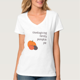 Erntedank Family Pumpkin Pie T-Shirt