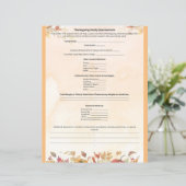 Erntedank Family Questionaire (Stehend Vorderseite)