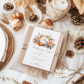 Erntedank Feeling Pumpkin Dinner Party Einladung