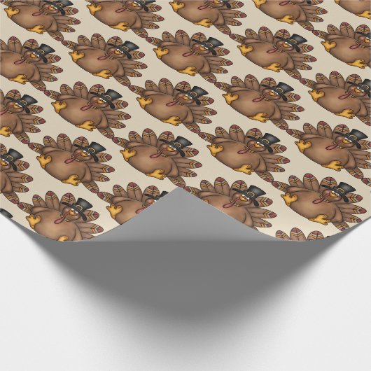 Erntedank-Feiertag deckte Geschenkpapier (Ecke)