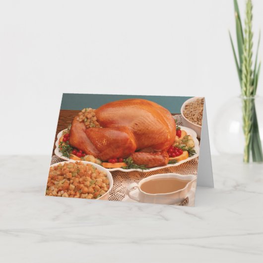 Erntedank Feiertagskarte (Vorderseite)