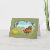 Erntedank Feiertagskarte (Vorderseite)