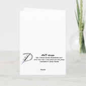 Erntedank Feiertagskarte (Rückseite)