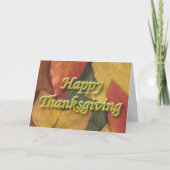 Erntedank Feiertagskarte (Vorderseite)