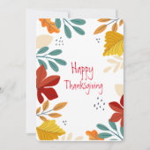 Erntedank Feiertagskarte (Vorderseite)