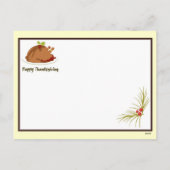 Erntedank Feiertagspostkarte (Rückseite)