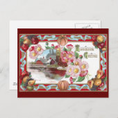 Erntedank Feiertagspostkarte (Vorne/Hinten)