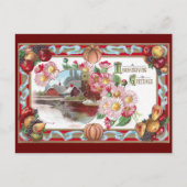 Erntedank Feiertagspostkarte (Vorderseite)