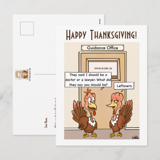 Erntedank Feiertagspostkarte (Vorne/Hinten)