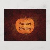 Erntedank Feiertagspostkarte (Vorderseite)