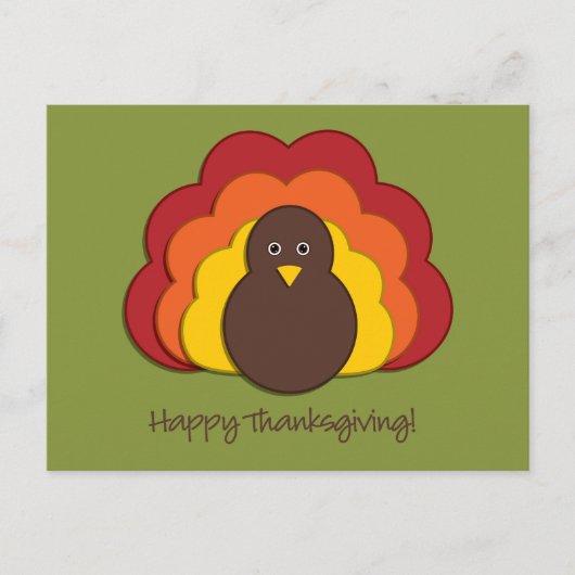 Erntedank Feiertagspostkarte (Vorderseite)