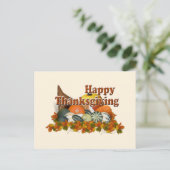 Erntedank Feiertagspostkarte (Stehend Vorderseite)