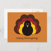 Erntedank Feiertagspostkarte (Vorne/Hinten)