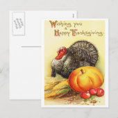 Erntedank Feiertagspostkarte (Vorne/Hinten)