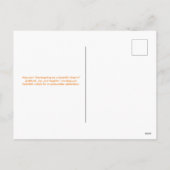 Erntedank Feiertagspostkarte (Rückseite)