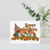 Erntedank Feiertagspostkarte (Stehend Vorderseite)