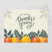 Erntedank Feiertagspostkarte (Vorderseite)